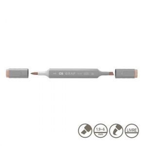 Marcador Graf Duo Brush 103 Potato Brown Cis