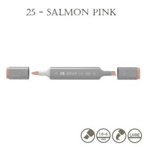 Marcador Graf Duo Brush 25 Salmon Pink Cis