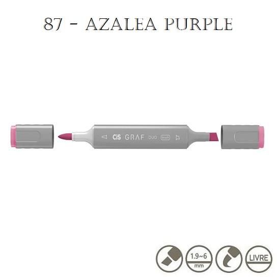 Marcador Graf Duo Brush 87 Azalea Purple Cis