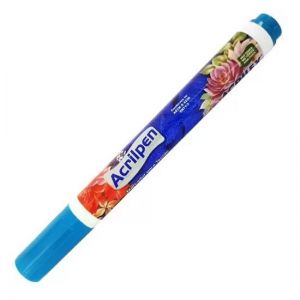 Marcador Para Tecido Azul Celeste 503 Acrilpen Acrilex