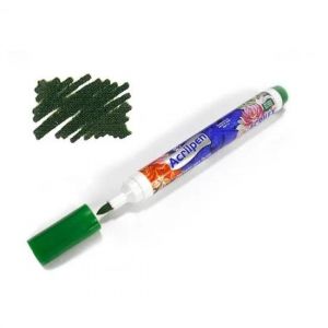 Marcador Para Tecido Verde Musgo 513 Acrilpen Acrilex