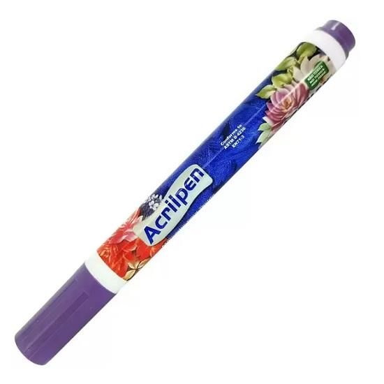 Marcador Para Tecido Violeta 516 Acrilpen Acrilex