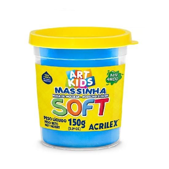 Massa De Modelar 150grs. Azul Soft 109 Acrilex