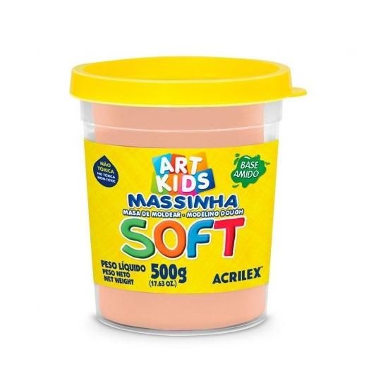 Massa De Modelar 500grs. Amarelo Pele 538 Soft Acrilex