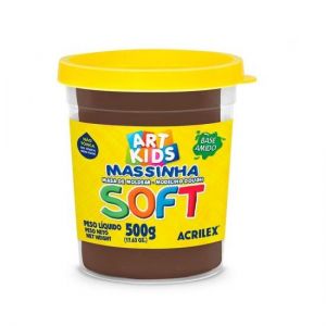 Massa De Modelar 500grs. Chocolate 814 Soft Acrilex