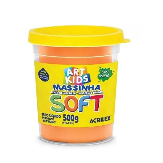 Massa De Modelar 500grs. Laranja 105 Soft Acrilex