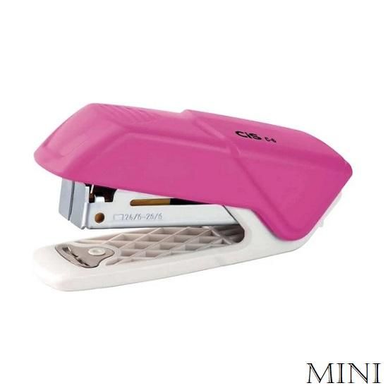 Mini Grampeador C-6 Rosa Para 10 Folhas Cis