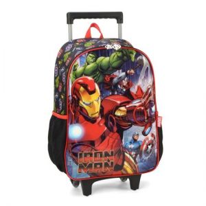 Mochila De Carrinho Avengers Preto IC39562AG Luxcel