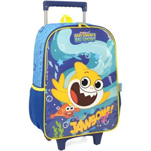 Mochila De Carrinho Baby Shark Amarela IC37462BS Maxlog