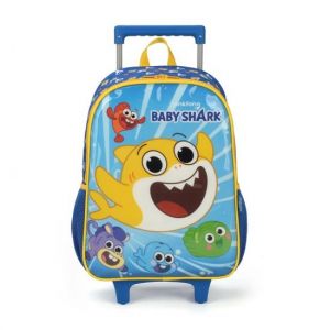 Mochila De Carrinho Baby Shark Amarelo IC39012BS Luxcel