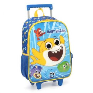 Mochila De Carrinho Baby Shark Amarelo IC39012BS Luxcel