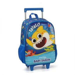 Mochila De Carrinho Baby Shark Azul IC39012BS Luxcel