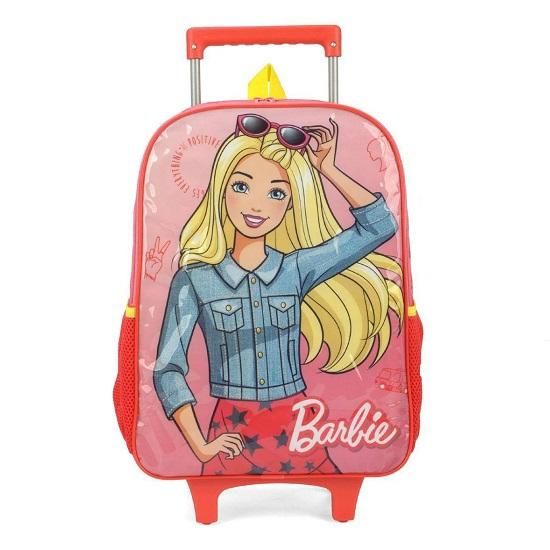 Mochila De Carrinho Barbie Vermelha IC38182BB Maxlog 