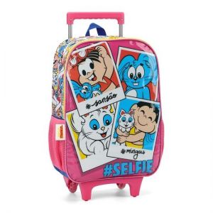 Mochila De Carrinho Mônica Rosa IC39302MN Luxcel