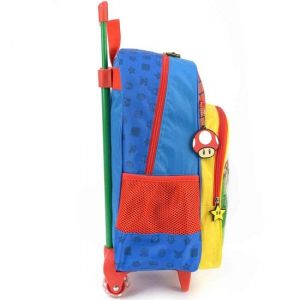 Mochila De Carrinho Super Mario Azul IC37566MO Maxlog