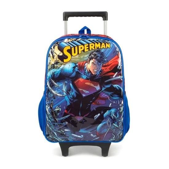 Mochila De Carrinho Superman Azul IC37892SM Maxlog