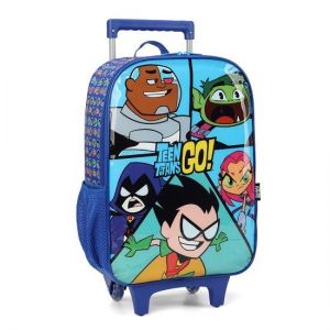 Mochila De Carrinho Teen Titans Azul IC39702TG Luxcel