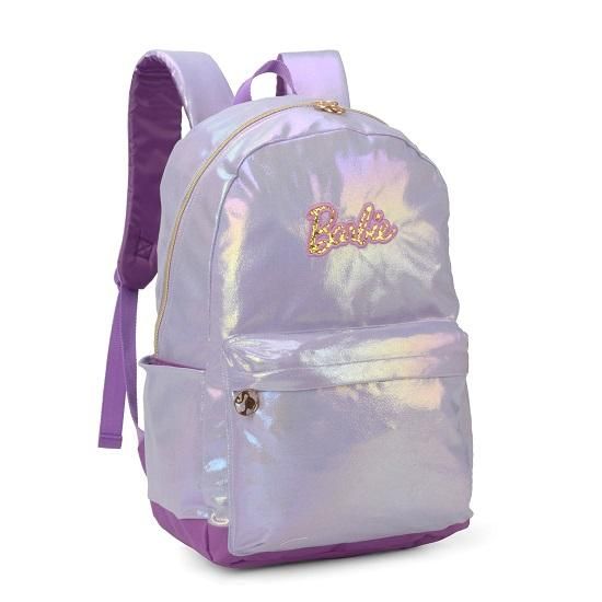 Mochila De Costas Barbie Lilás MS46811BB Luxcel