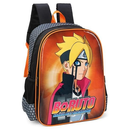 Mochila De Costas Boruto Laranja IS39611BR Maxlog