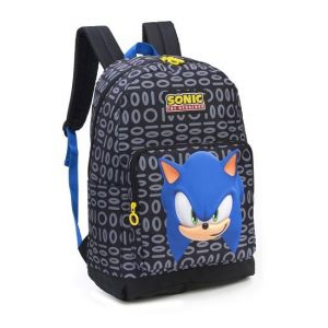 Mochila De Costas Sonic Preto MS46961SO Luxcel