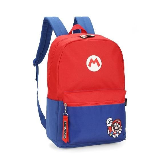 Mochila De Costas Super Mario Vermelho MS46941MO Luxcel