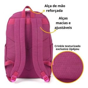 Mochila De Costas UP4YOU Pink MS4898UP Maxlog