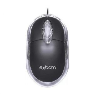 Mouse Óptico USB Preto MS 9 Exbom