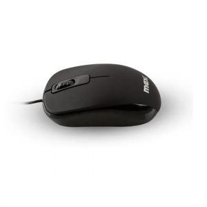 Mouse Ótico Rubber Preto USB 6012986 MaxPrint