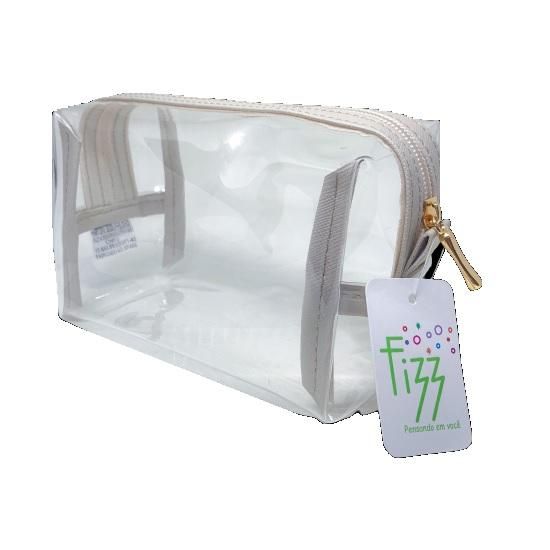 Necessarie Case Baú Cristal Bege Fizz