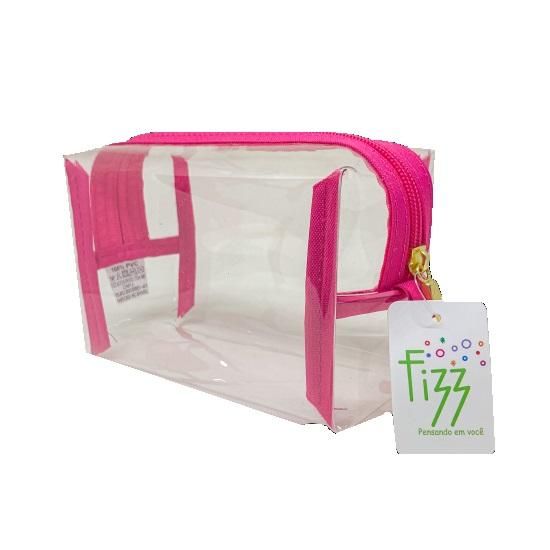 Necessarie Case Baú Cristal Pink Fizz