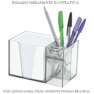 Organizador De Mesa Com Lembrete Cristal 954.3 Acrimet