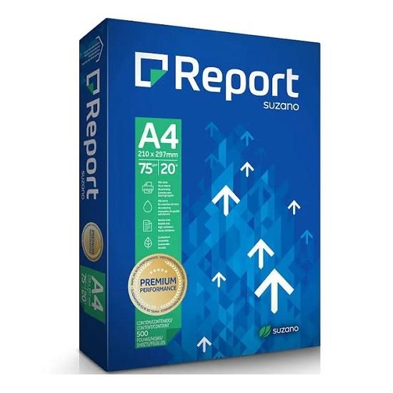 Papel Sulfite A4 210x297 Com 500 Folhas Alcalino Report