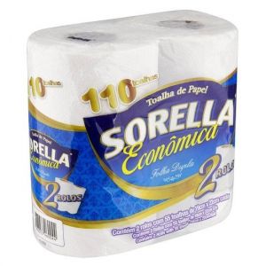 Papel Toalha Para Cozinha Com 2 Unidades Sorolla