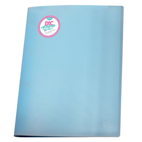 Pasta Catálogo Com 10 Envelopes Breeze Azul 808PP Dac