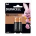 Pilha Alcalina AA Com 2 Unidades Duracell