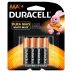 Pilha Alcalina AAA Com 4 Unidades Duracell