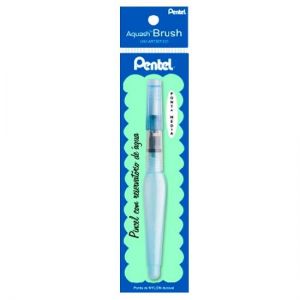 Pincel Aquash Brush Ponta Média Pentel