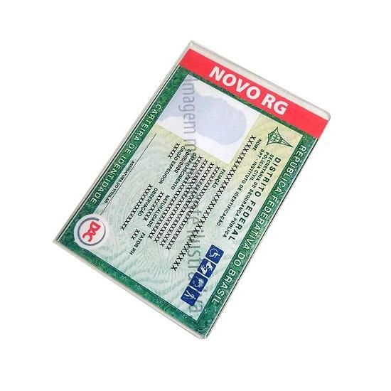 Protetor Para Documento Flexível RG 65x99mm 1771 Dac