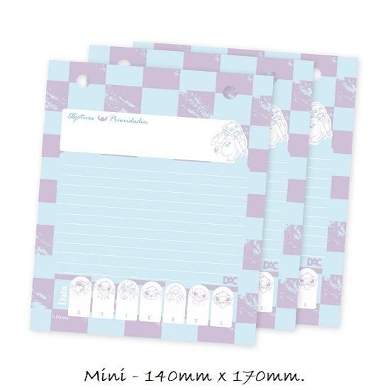 Refil Para Caderno Argolado Mini 80 Folhas Stitch 4221RE Dac