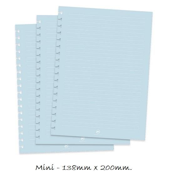 Refil Para Caderno Smart Mini 48 Folhas Azul 4073RE Dac