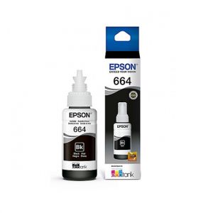 Refil Tinta Epson 664120 Preto Original 70ml.