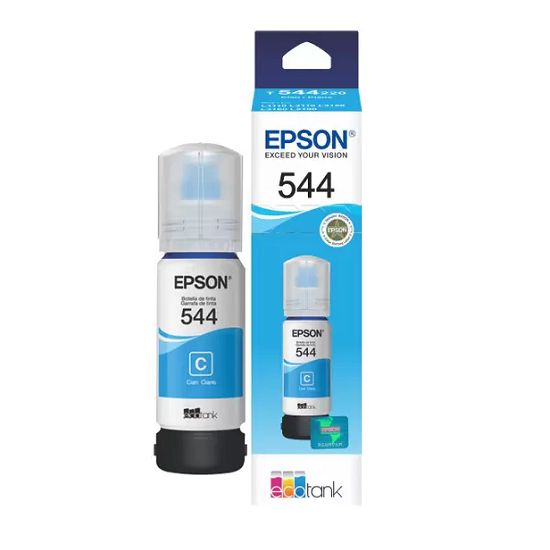 Refil Tinta Epson T544220 Ciano Original