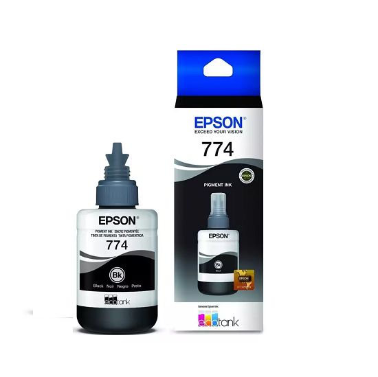 Refil Tinta Epson T774120 Preto Original