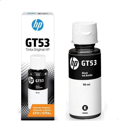 Refil Tinta HP GT53 Preto 1VV22AL Original