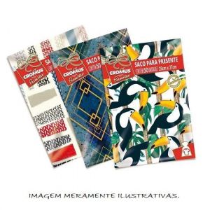 Saco De Presente 25x37 Estampados - Envio das Estampas Conforme Disponibilidade do Estoque