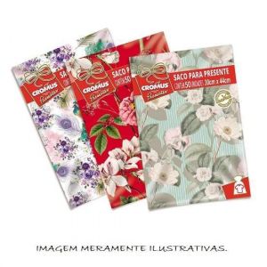 Saco De Presente 25x37 Estampados - Envio das Estampas Conforme Disponibilidade do Estoque