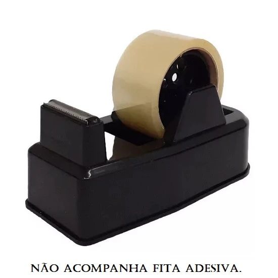 Suporte Para Fita Adesiva PVC Preto Alteza