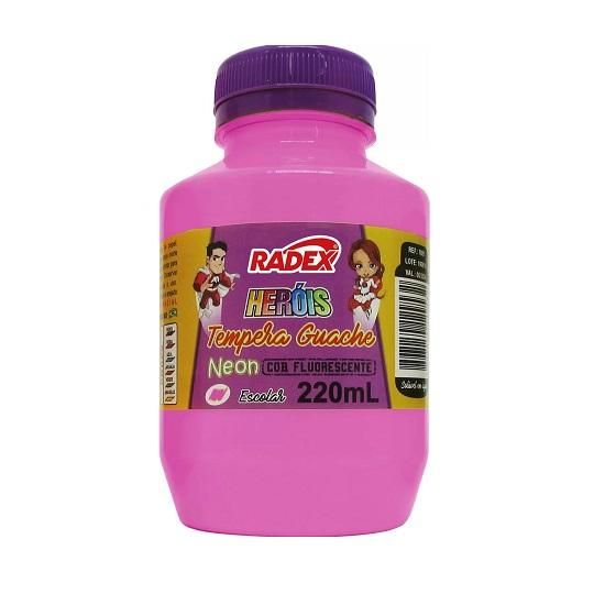 Tempera Guache 220ml. Rosa Neon 7879 Radex