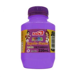 Tempera Guache 220ml. Roxo Neon 7878 Radex