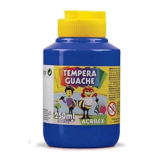 Tempera Guache 250ml. Azul Turquesa 501 Acrilex